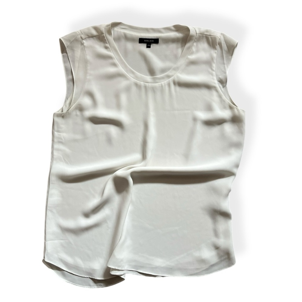 White Sleeveless Top